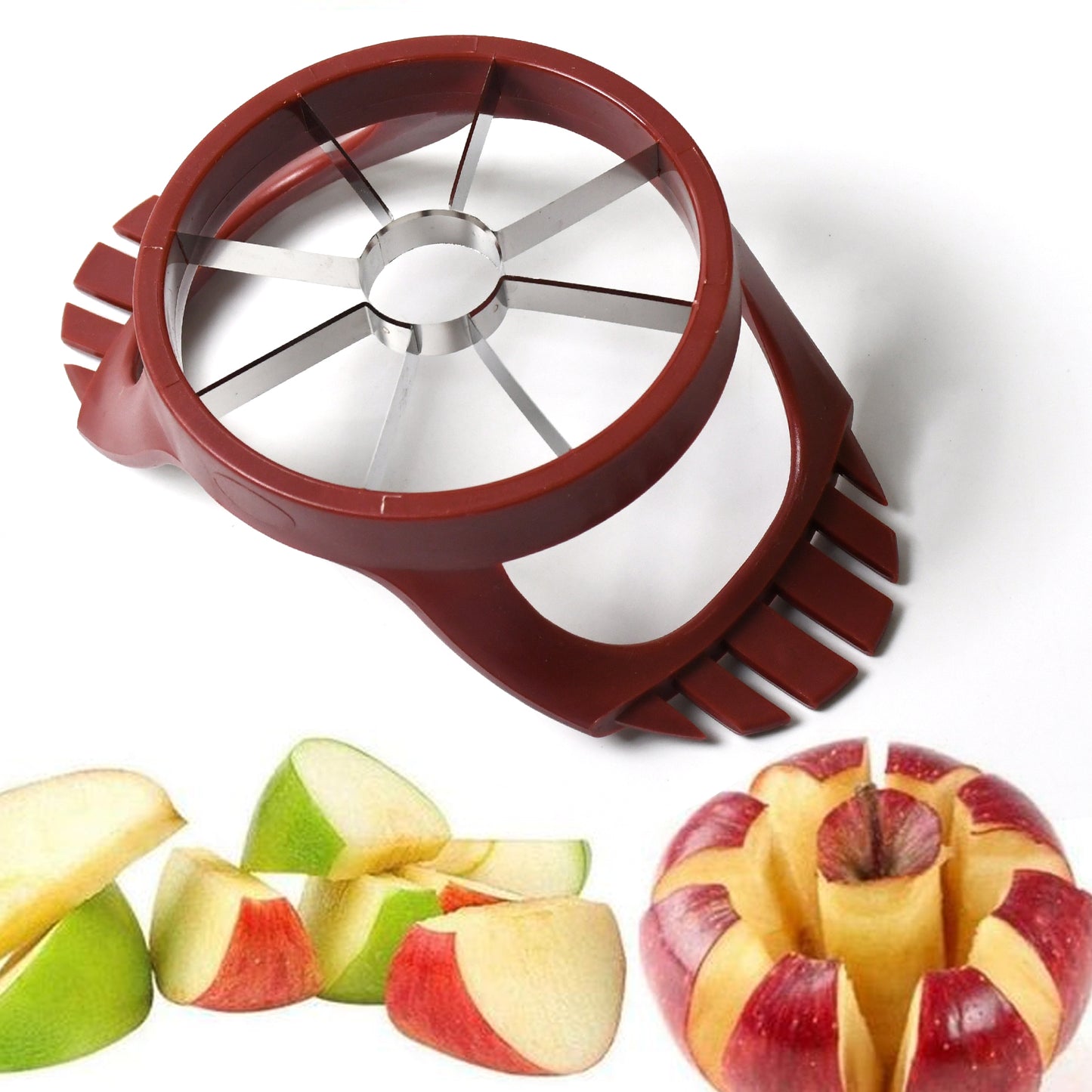 5605 Stainless Steel Apple Cut Apple Slicer Fruit Divider Core Remover Separator - Happy Price - Image 2