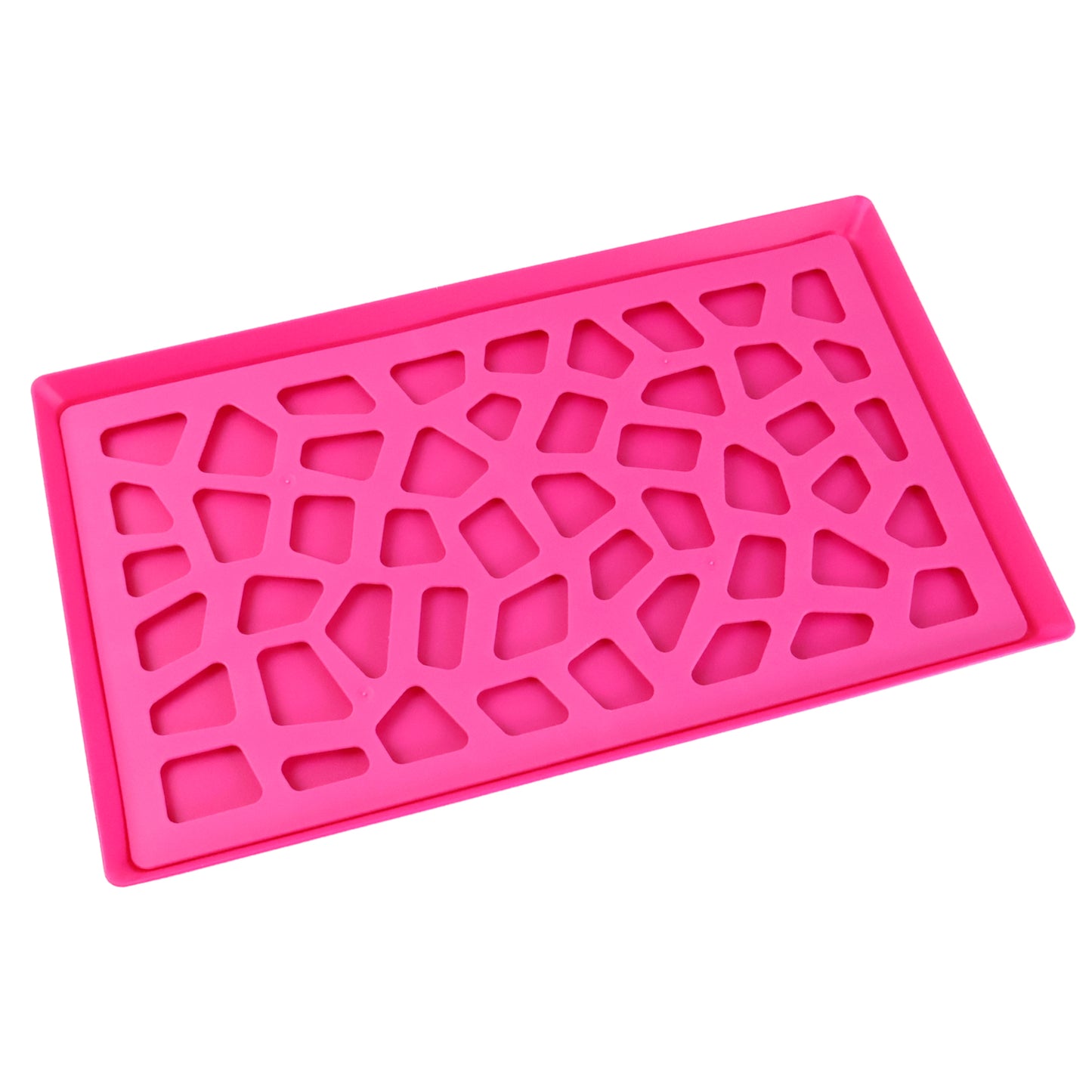 Plastic Kitchen Tray With Modern Hollow Design (40x25 Cm) - Happy Price - Image 2