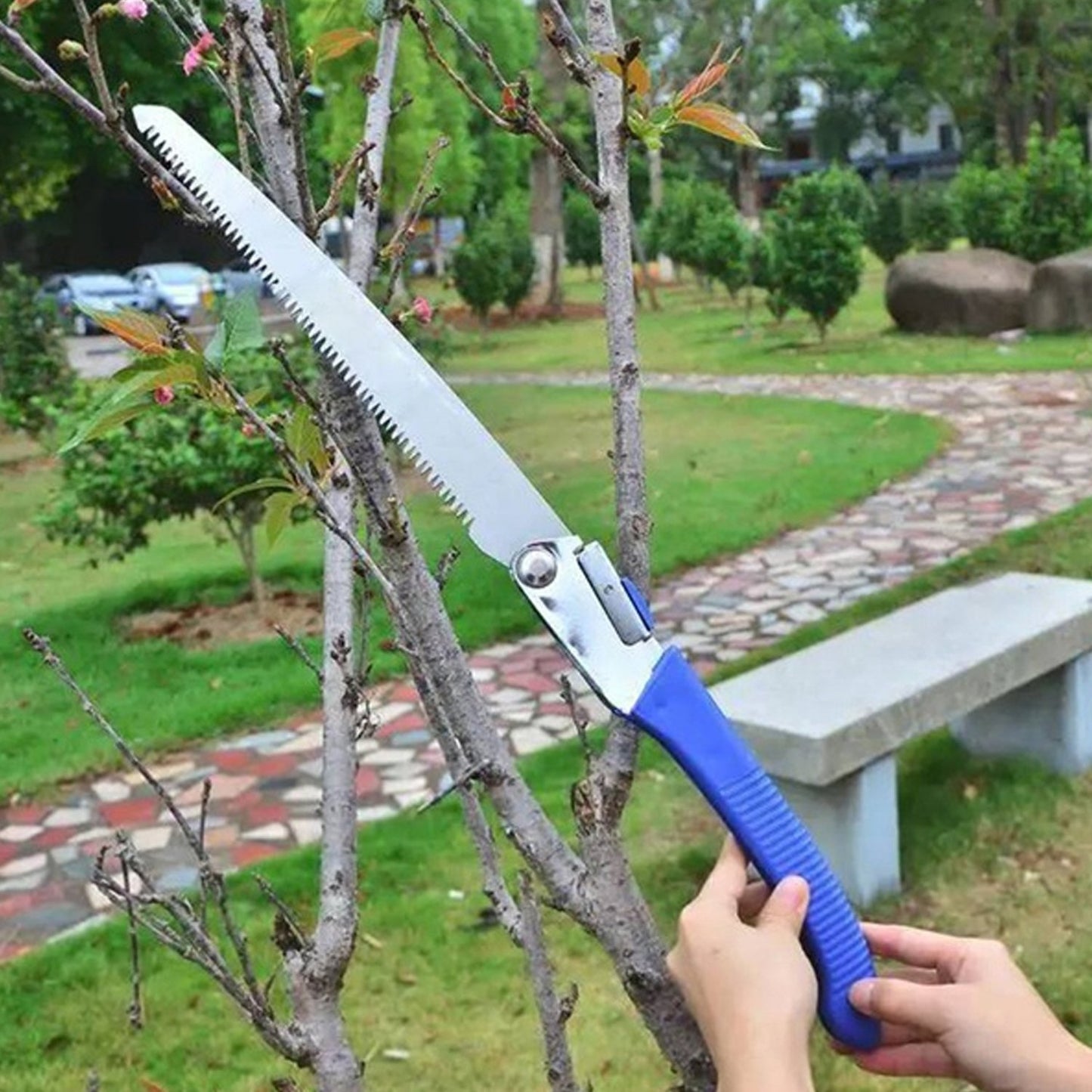 Woodworking Folding Multi-purpose Gardening Saw Outdoor Logging Saw - Happy Price - Image 2
