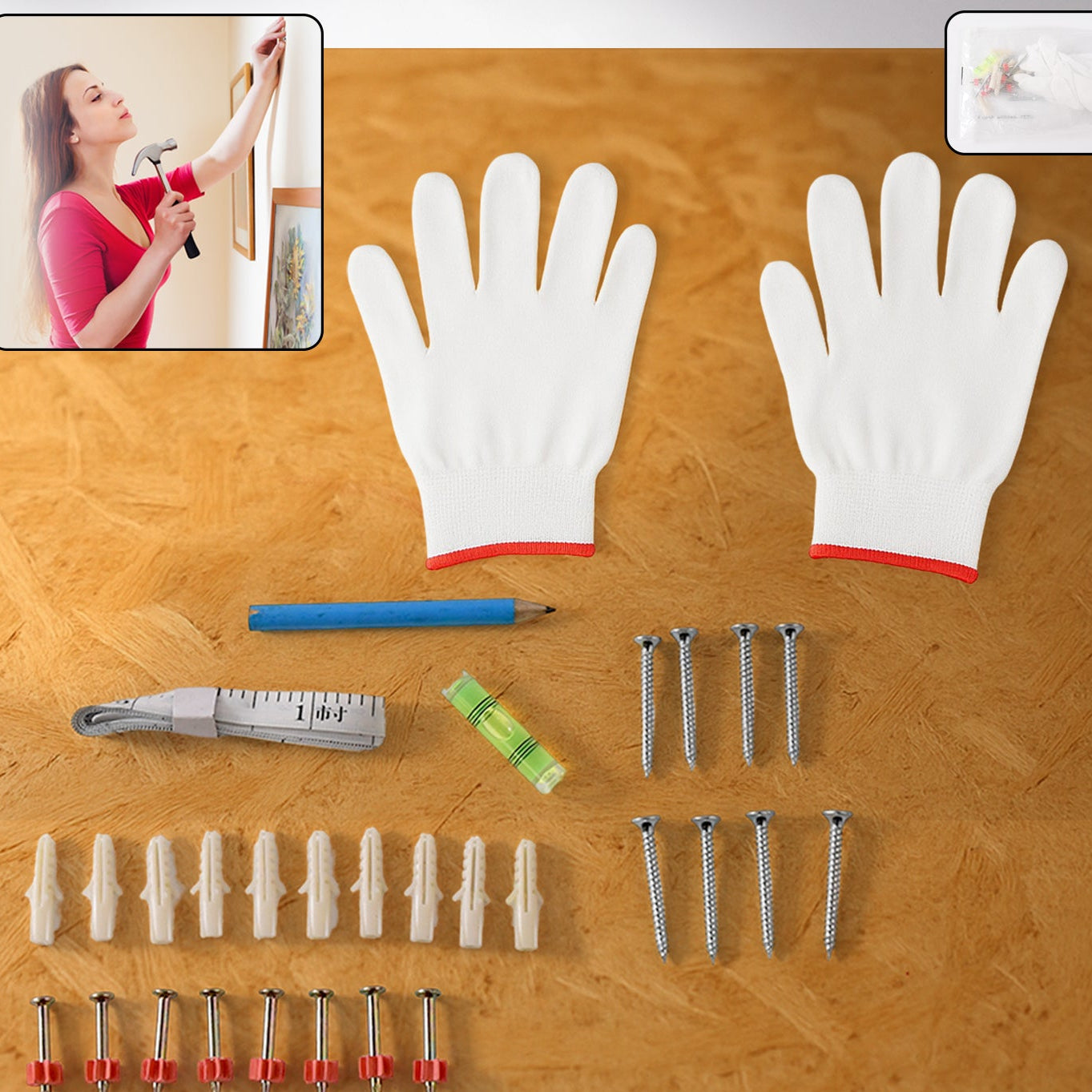 Comprehensive Diy Wall Mounting Kit - Happy Price - Image 1