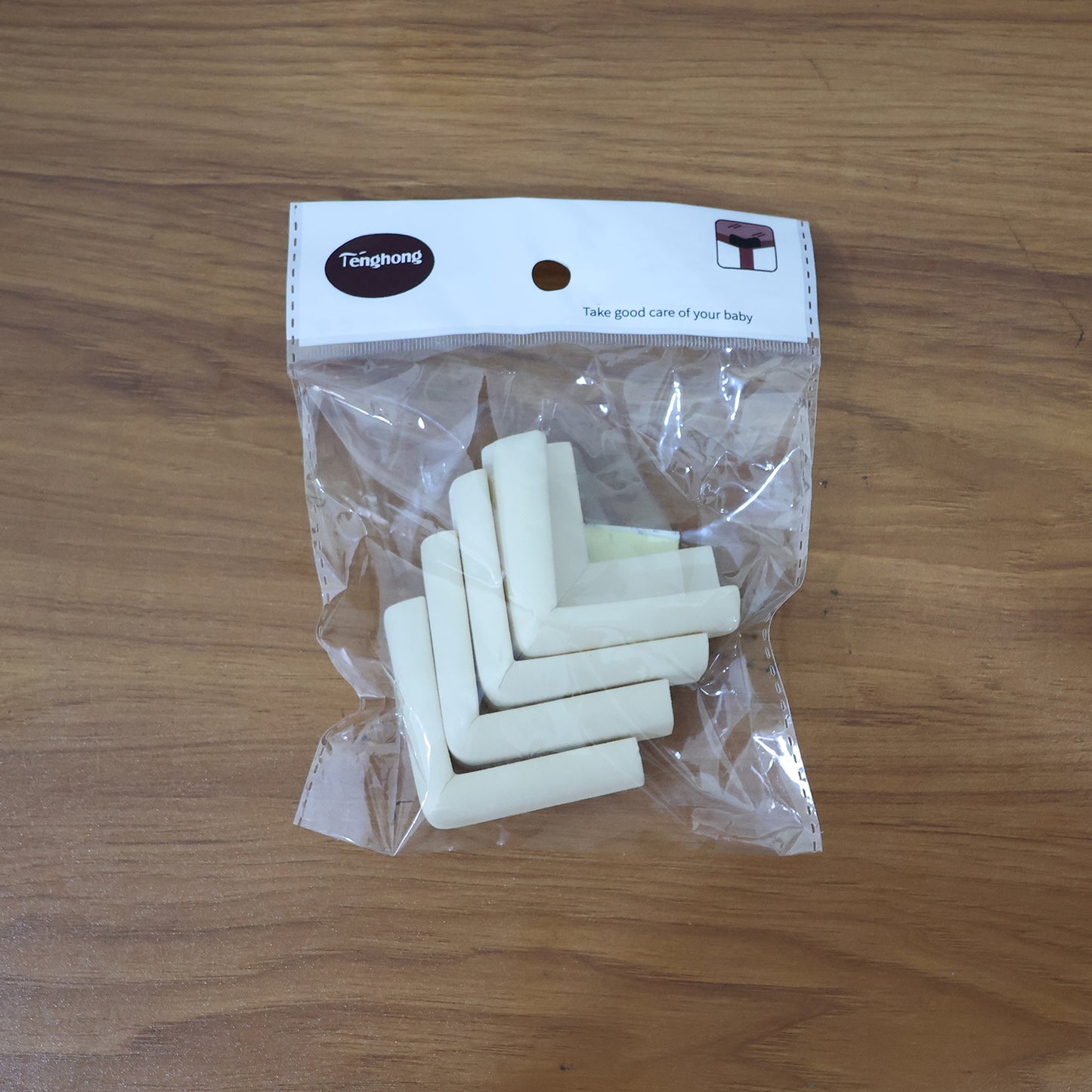 4 Pc Soft Foam Furniture Corner Guards with Adhesive Tape - Happy Price - Image 7