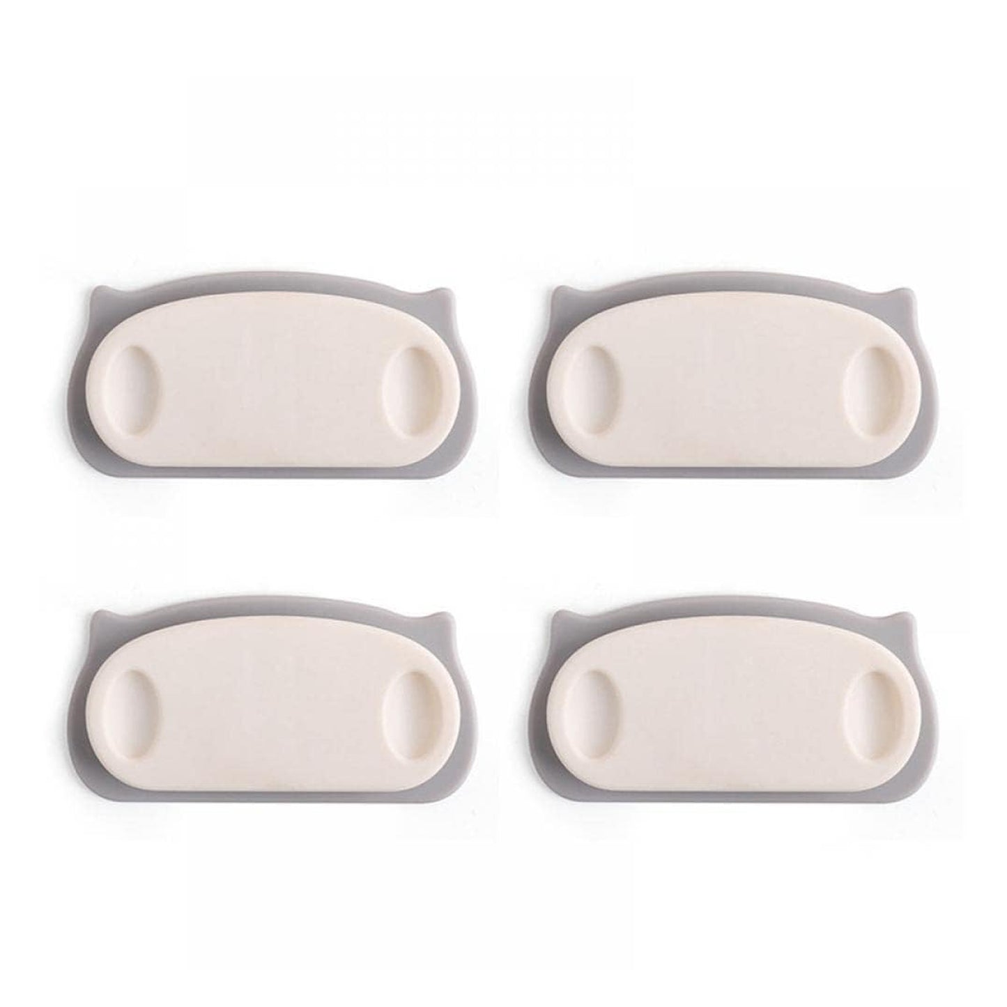 Pig Plug Wire Organizer Cable Holder Clips With Self-adhesive Pad (4 Pcs Set) - Happy Price - Image 5