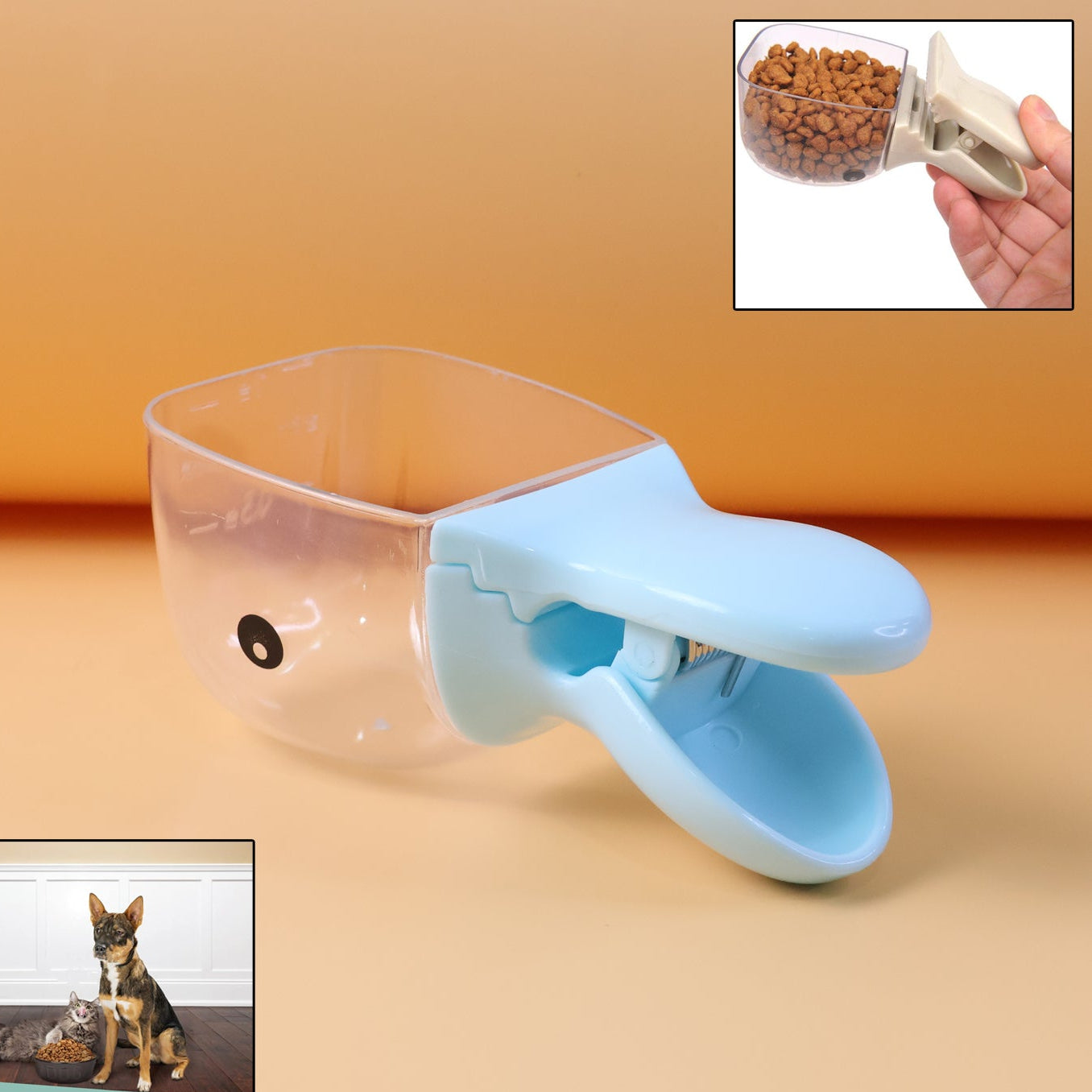 2-in-1 Pet Food Scoop and Bag Sealer Clip - Happy Price - Image 1