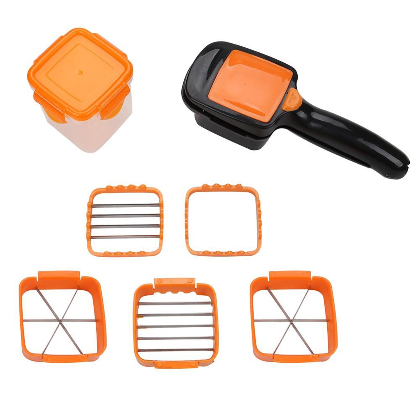 5 In 1 Nicer Dicer Used For Cutting And Shredding Of Various Types Of Food Stuff In All Kitchen Purposes. - Happy Price - Image 6