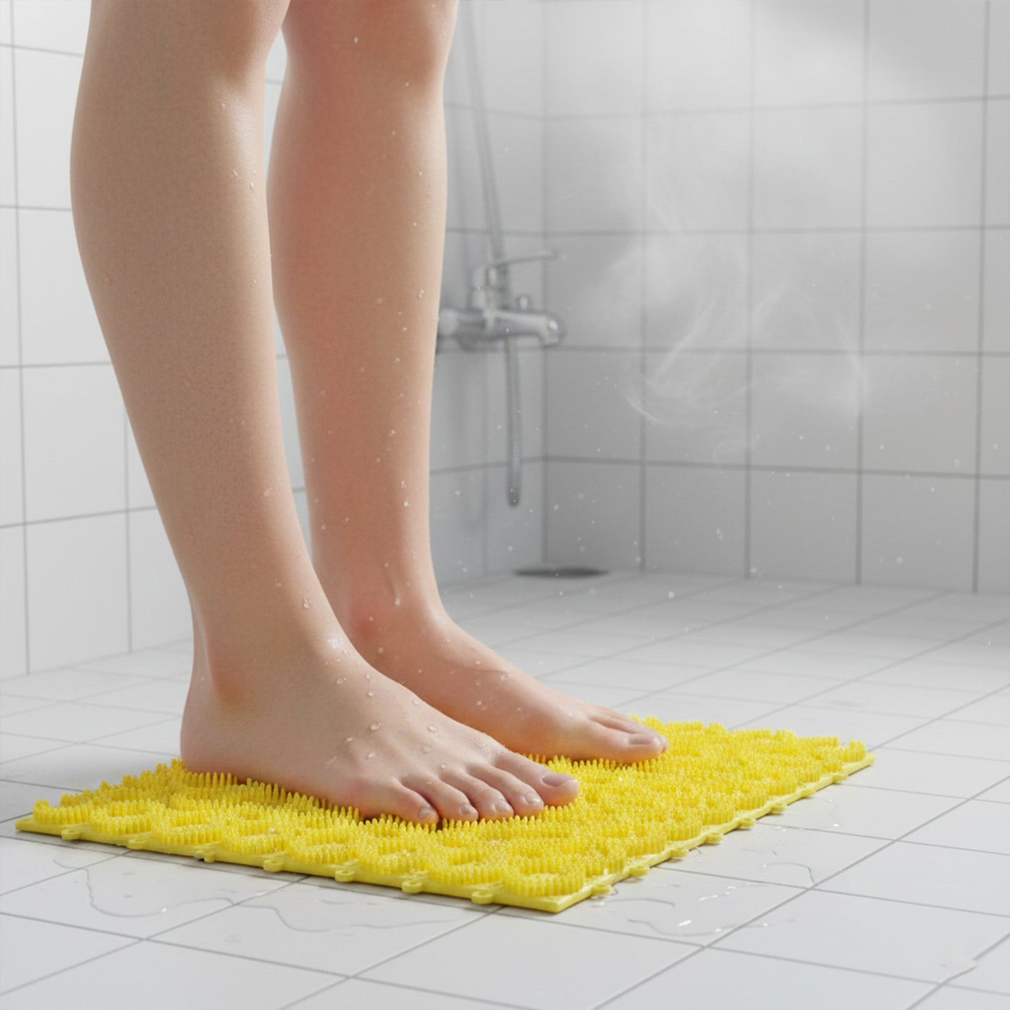 Anti-Slip Textured Bathroom Massage Mat with Suction Cups (33 x 21 cm) - Happy Price - Image 7
