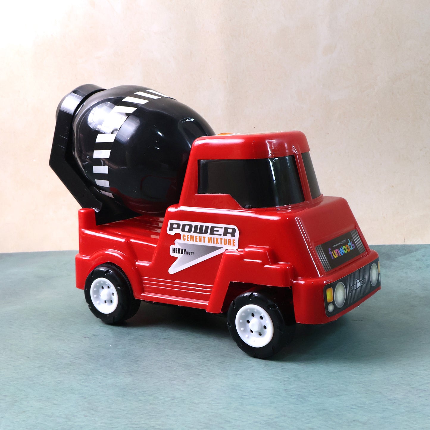 Funwoods Friction Powered Cement Mixer Toy Truck - 1 Pc - Happy Price - Image 7