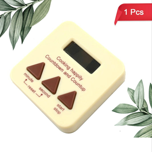 7965 Digital Kitchen Timer Clear Big Digits 0-99 Min For Cooking Office Clock - Happy Price - Image 1