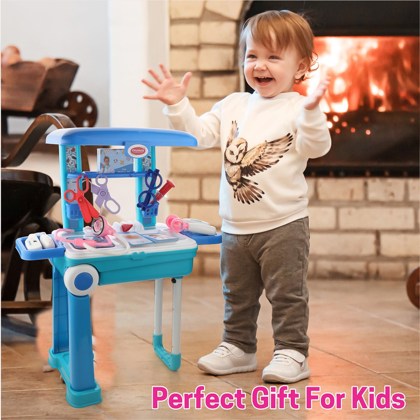 Premium Doctor Set Trolley Little Doctor Kids Toy (1 Set) - Happy Price - Image 5