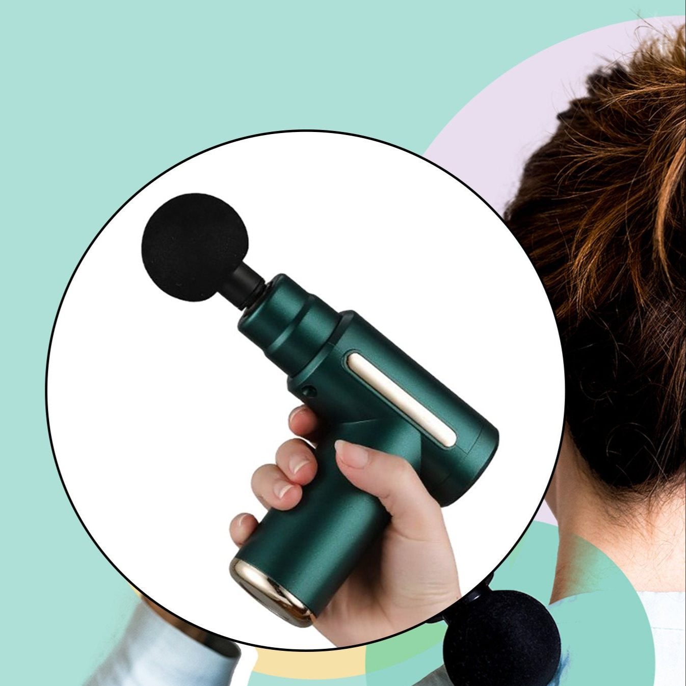 Deep Tissue Percussion Body Massage Machine For Pain Relief - Happy Price - Image 1