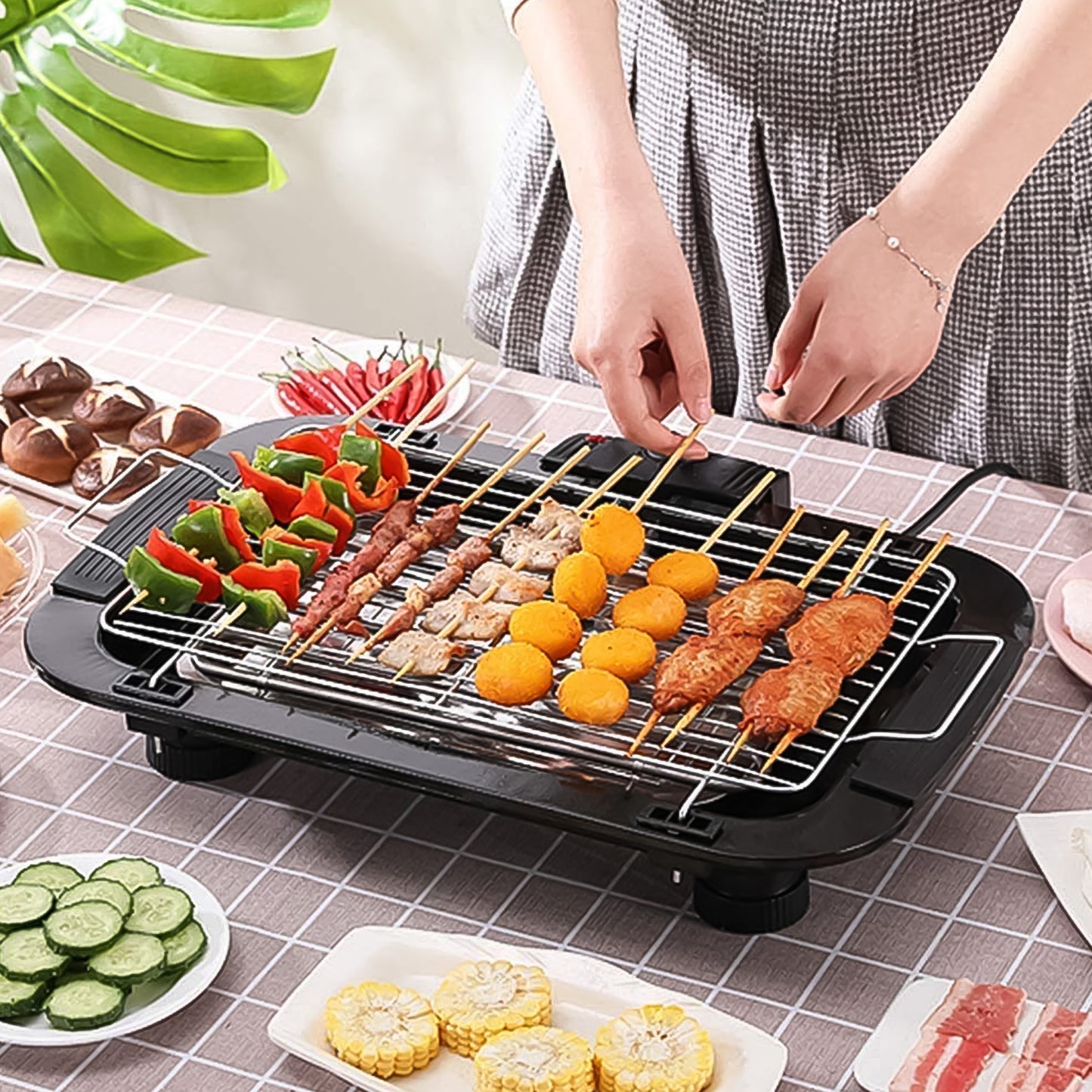 Electric Barbecue Grill 2000w (1 Pc) - Happy Price - Image 5