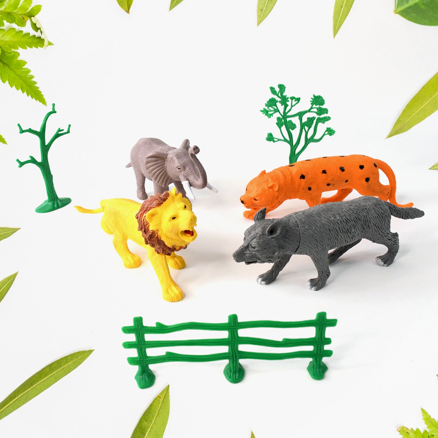 Ttg Small Wild Animal Toy Set For Kids (Pack Of 4 Animals) - Happy Price - Image 4