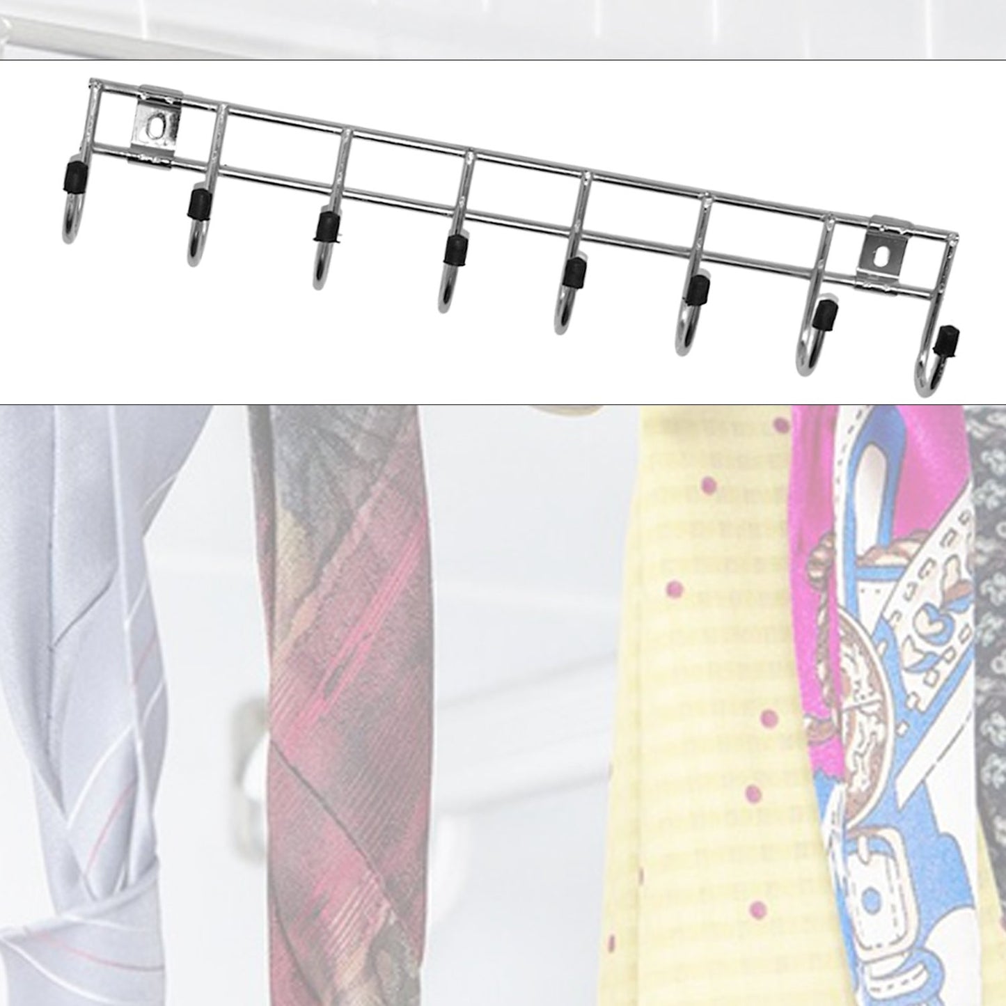 Multipurpose Stainless Steel Hanger Strip Hooks (8 Pin) - Happy Price - Image 6