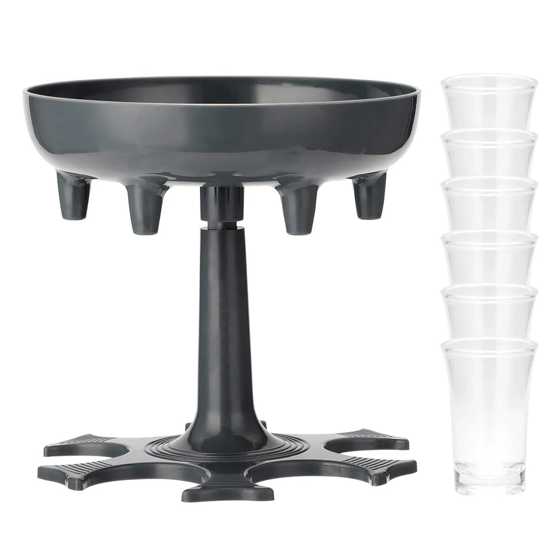 6 Shot Drink Dispenser with Tray and Glasses - Happy Price - Image 5