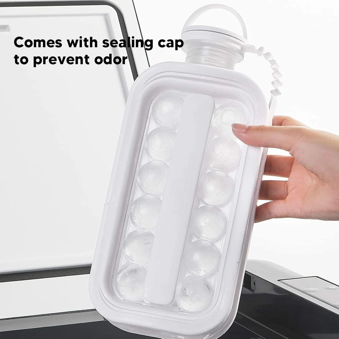 2-in-1 Ice Ball Maker & Cube Tray (1 Pc) - Happy Price - Image 3