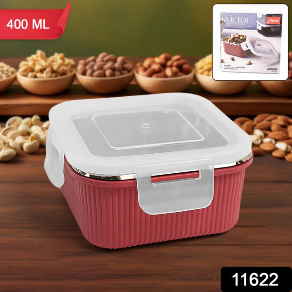 Apex Victor Square Food Container - 400 ML, 1 Piece - Happy Price - Image 3
