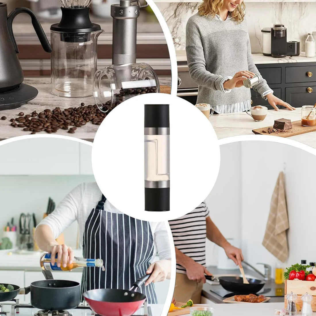 2-in-1 Stainless Steel Salt & Pepper Mill - Happy Price - Image 4