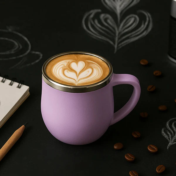 Apex Chit-Chat 6 Pc Double Wall Stainless Steel Mug Set, 200ml Each - Happy Price - Image 6