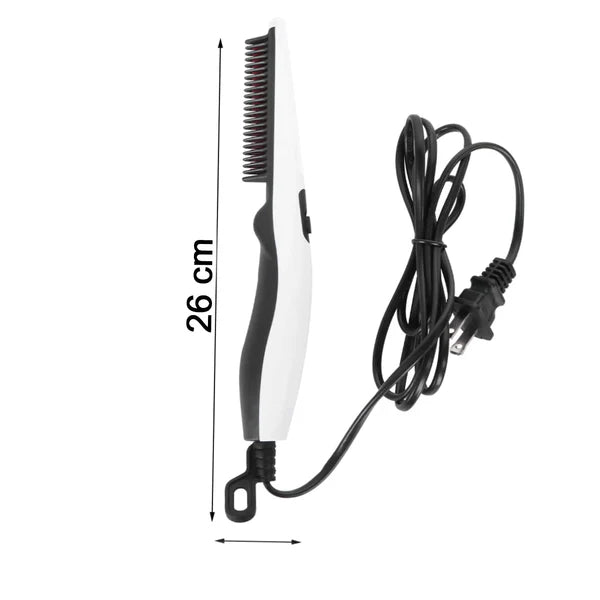 Portable Electric Hair Straightener Comb for Smooth Hair & Beard (1 Pc) - Happy Price - Image 6