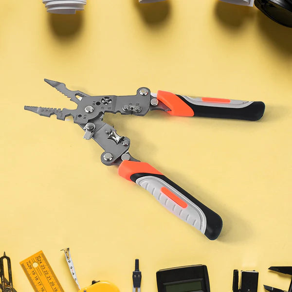 8-in-1 Multi-Tool Wire Stripper Pliers with Comfortable Grip - Happy Price - Image 4