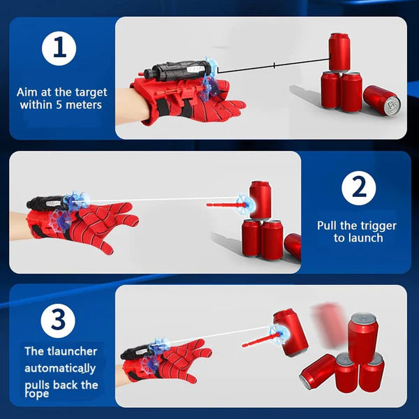 Superhero Web Shooter Toy for Kids - Wrist Launcher for Role-Playing Adventures - Happy Price - Image 3