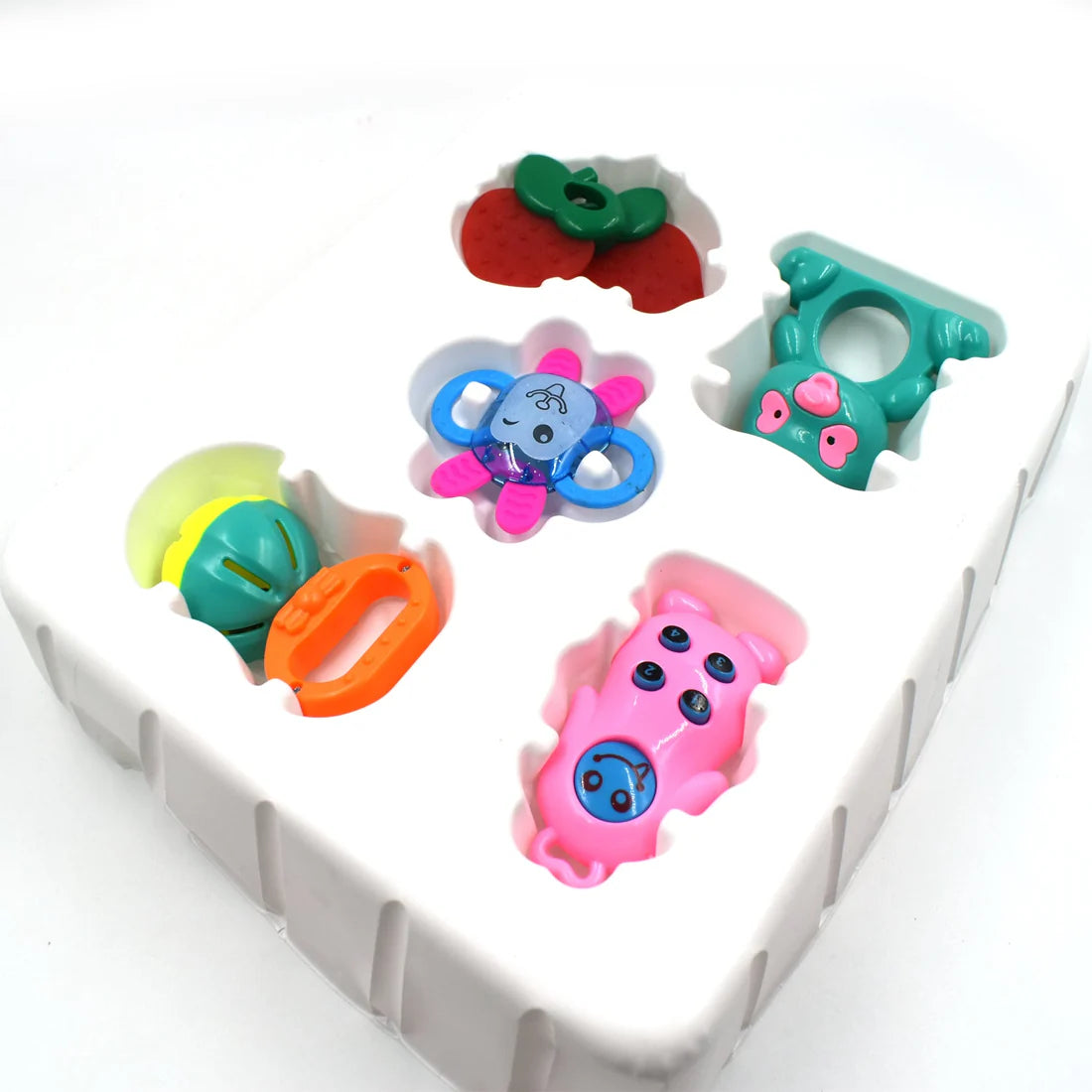 AT54 6 Piece Baby Rattle Toy Set for Infants - Happy Price - Image 6