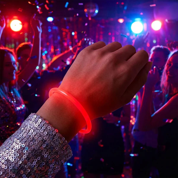 Glow-in-the-Dark Wristband (1 Pc) - Fun Party & Event Accessory - Happy Price - Image 3