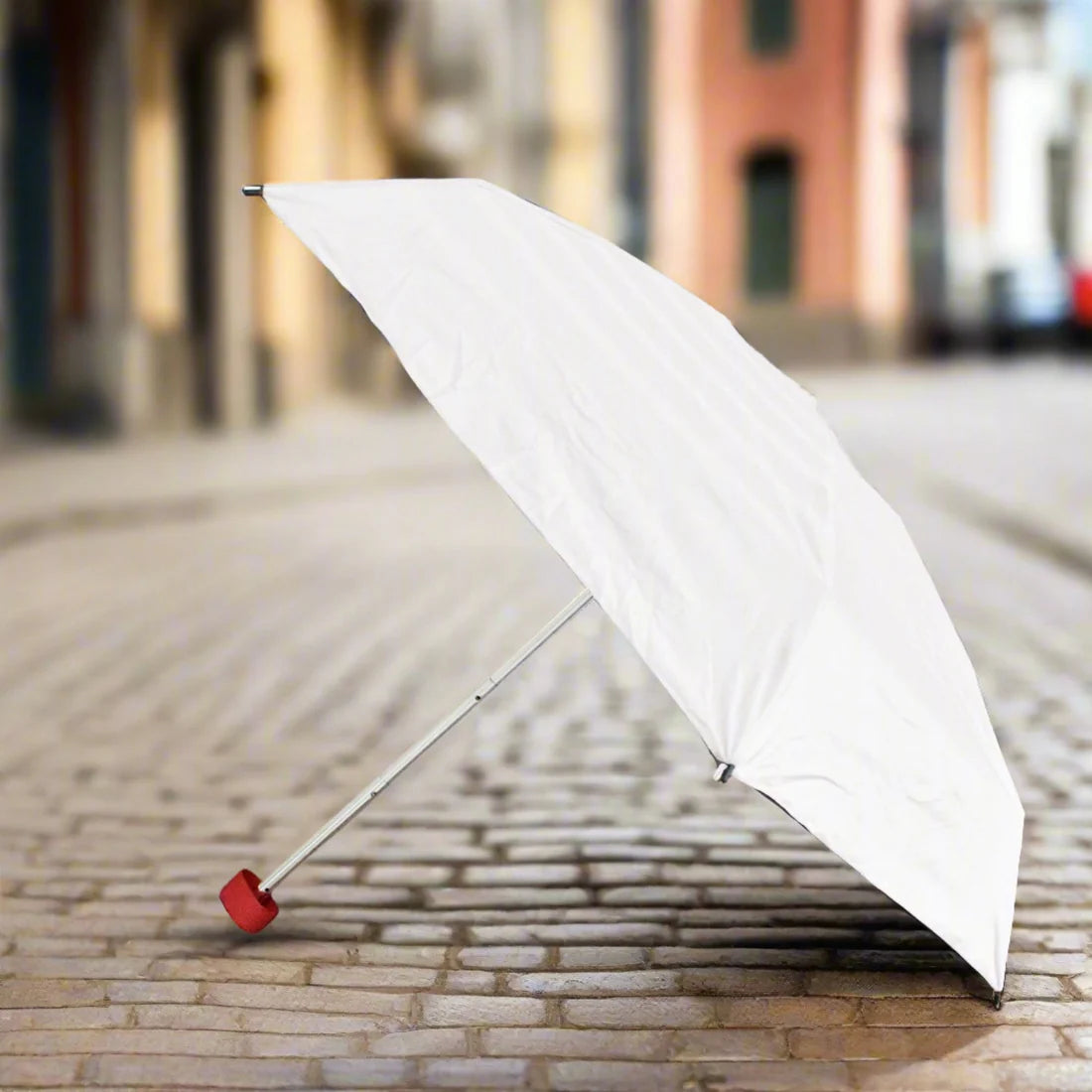 Solid Foldable Umbrella for Sun and Rain Protection (1 Piece) - Happy Price - Image 2