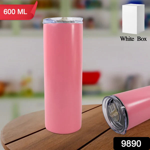 Stainless Steel Insulated Travel Mug - 600ml - Happy Price - Image 6