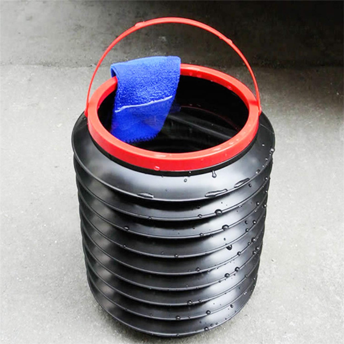 Foldable Storage Bucket  Water Container  Dustbin Multiuse Bucket For Home  Car  Kitchen Use Bucket - Happy Price - Image 3