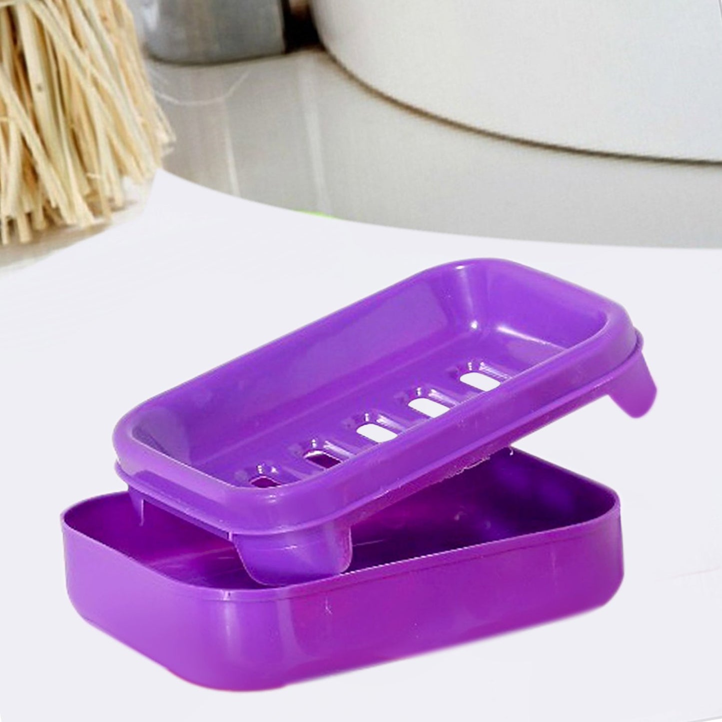 Covered Soap Keeping Plastic Case For Bathroom Use - Happy Price - Image 6
