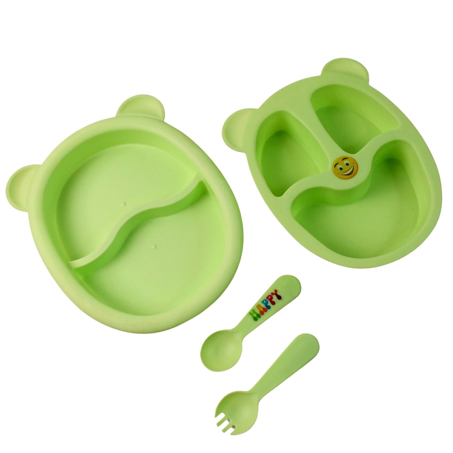 Premium 4-piece Kids Mealtime Feeding Set - Happy Price - Image 2