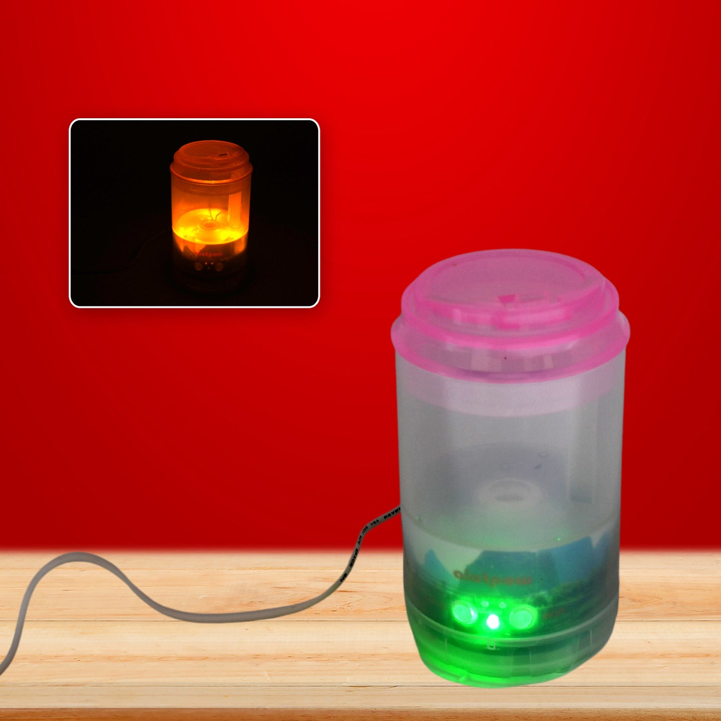 Portable Cool Mini Humidifier  Usb Power Supply  Air Humidifier Mini Air Humidifier Can Add Essential Oil Suitable For Study Room Bedroom Baby Room Office Car - Happy Price - Image 2