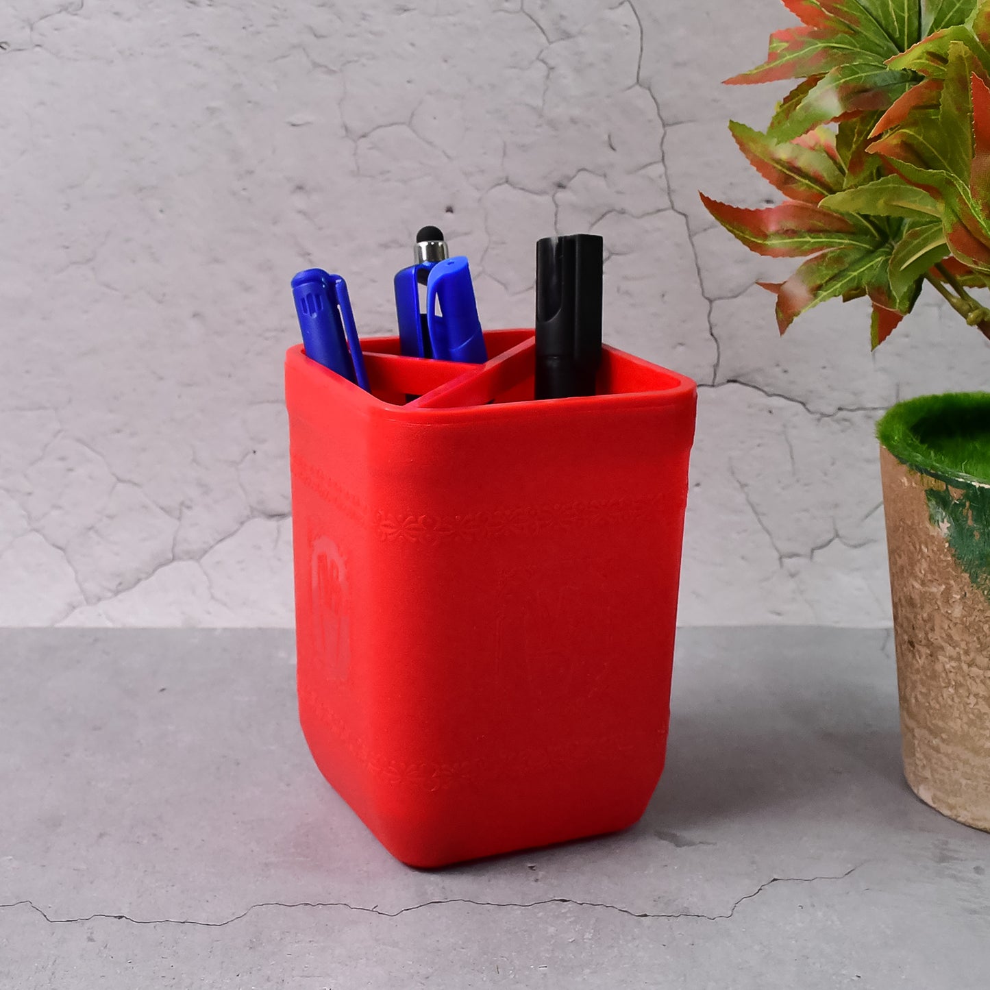Officemate Tri-Section Desk Organizer for Pens & Stationery - 1 Pc - Happy Price - Image 5