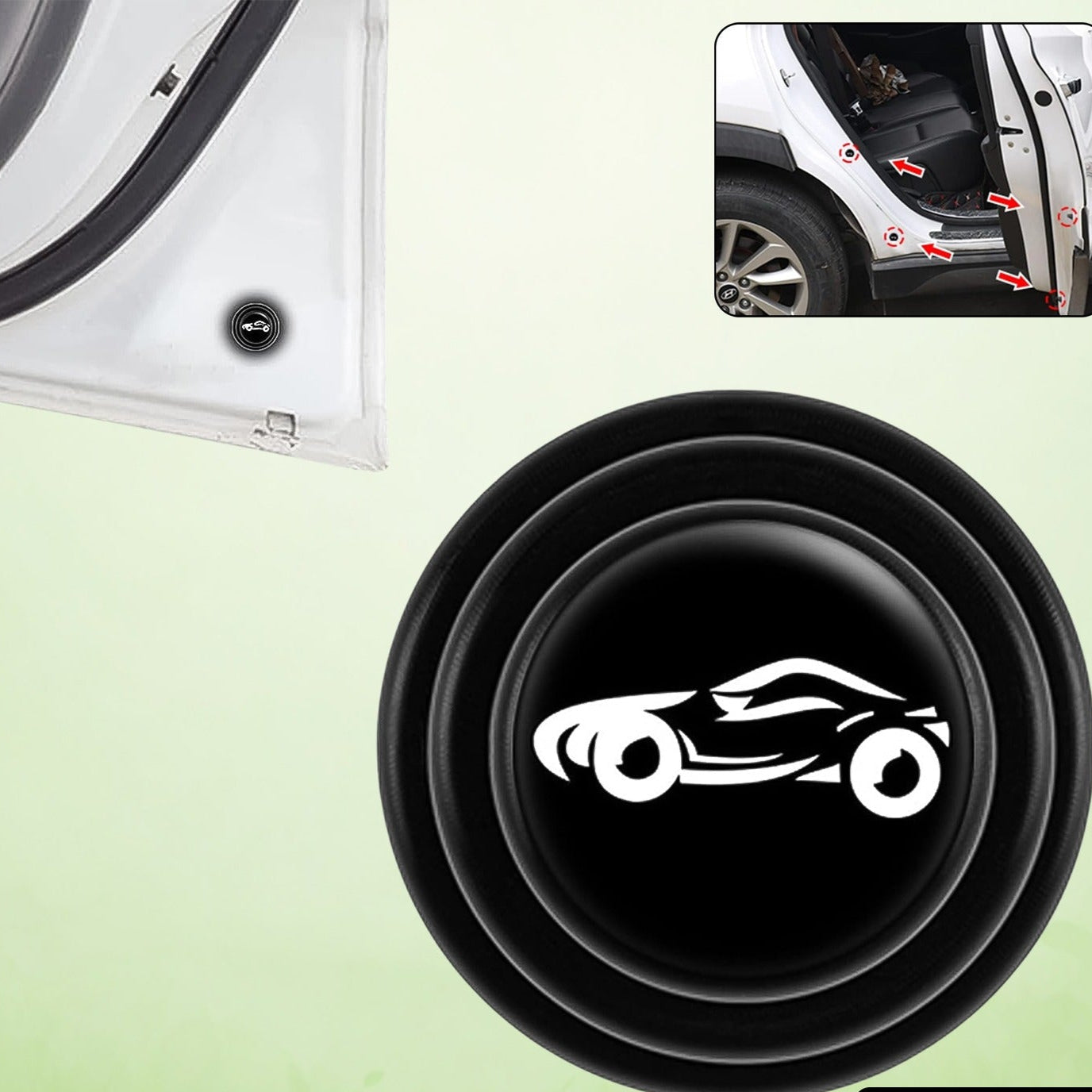 Car Door Shock Absorber Car Door Protection Sticker (1 Pc) - Happy Price - Image 1