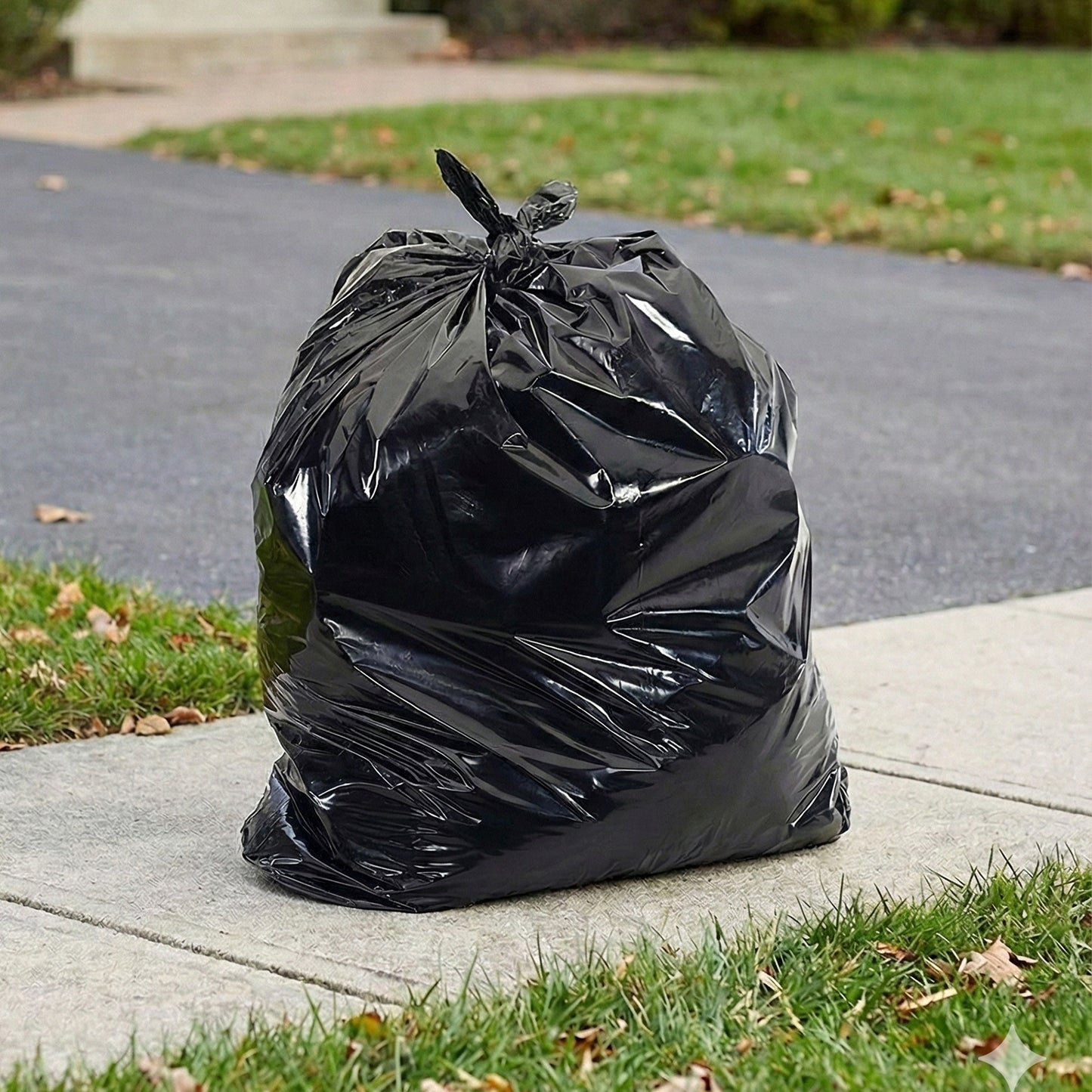 Heavy-Duty Black Garbage Bags Roll - 1 Roll for Home & Commercial Waste - Happy Price - Image 5