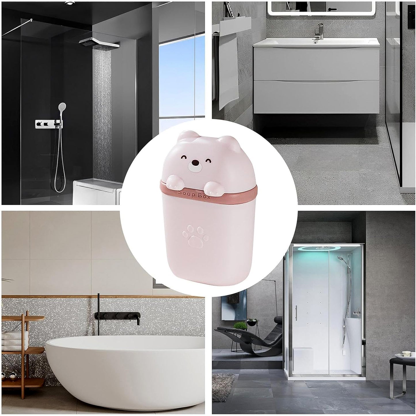 Cute Bear Shaped Soap Case (1 Pc) - Happy Price - Image 6