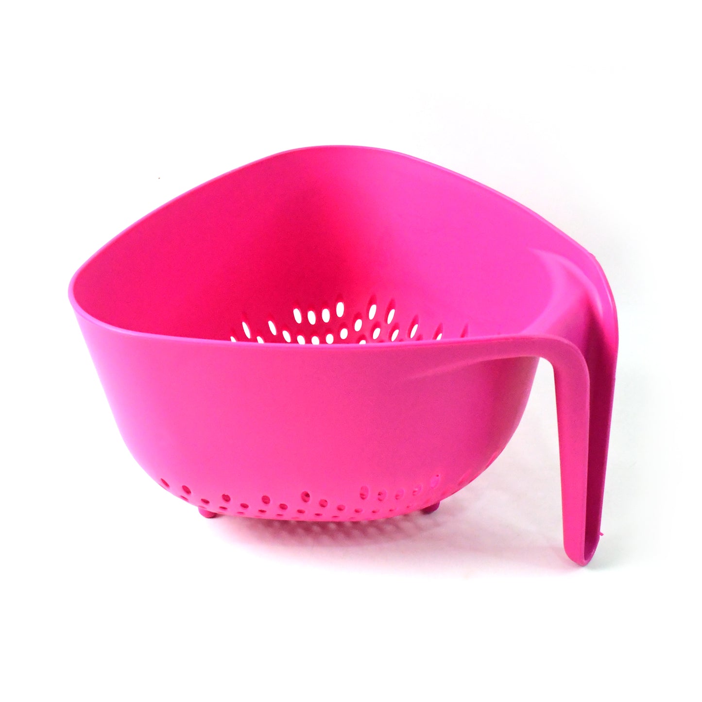 Premium Triangular Kitchen Colander with Handle - 1 Pc Strainer Bowl for Fruits, Vegetables & Rice - Happy Price - Image 4