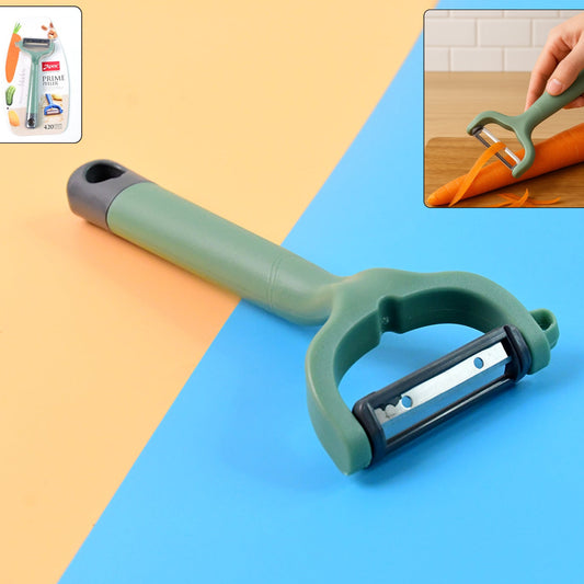 Ergonomic Vegetable and Fruit Peeler with Sharp Stainless Steel Blade (1 Pc) - Happy Price - Image 1