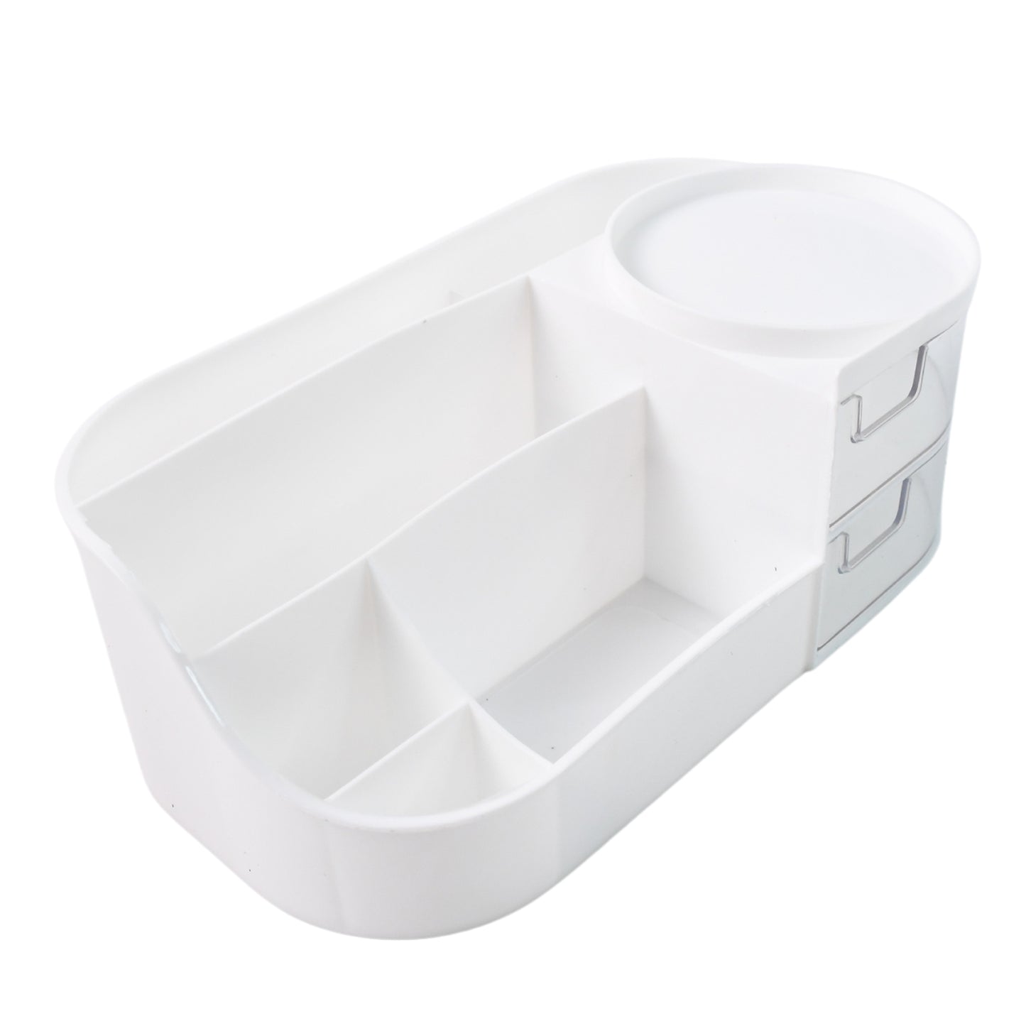 Multi-functional Plastic Vanity Storage Box - Happy Price - Image 4