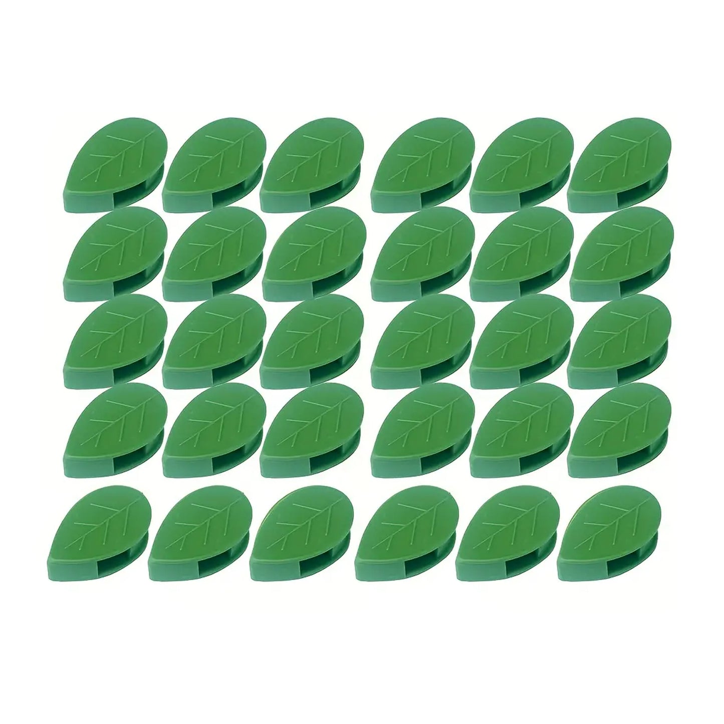 Plant Climbing Wall Fixture Clip Self-adhesive Hook Vines Traction Invisible Stand Green Leaf Plant Clip Garden Wall Clip Plant Support Binding Clip Plants For Indoor Outdoor Decoration (30 Pcs Set) - Happy Price - Image 4