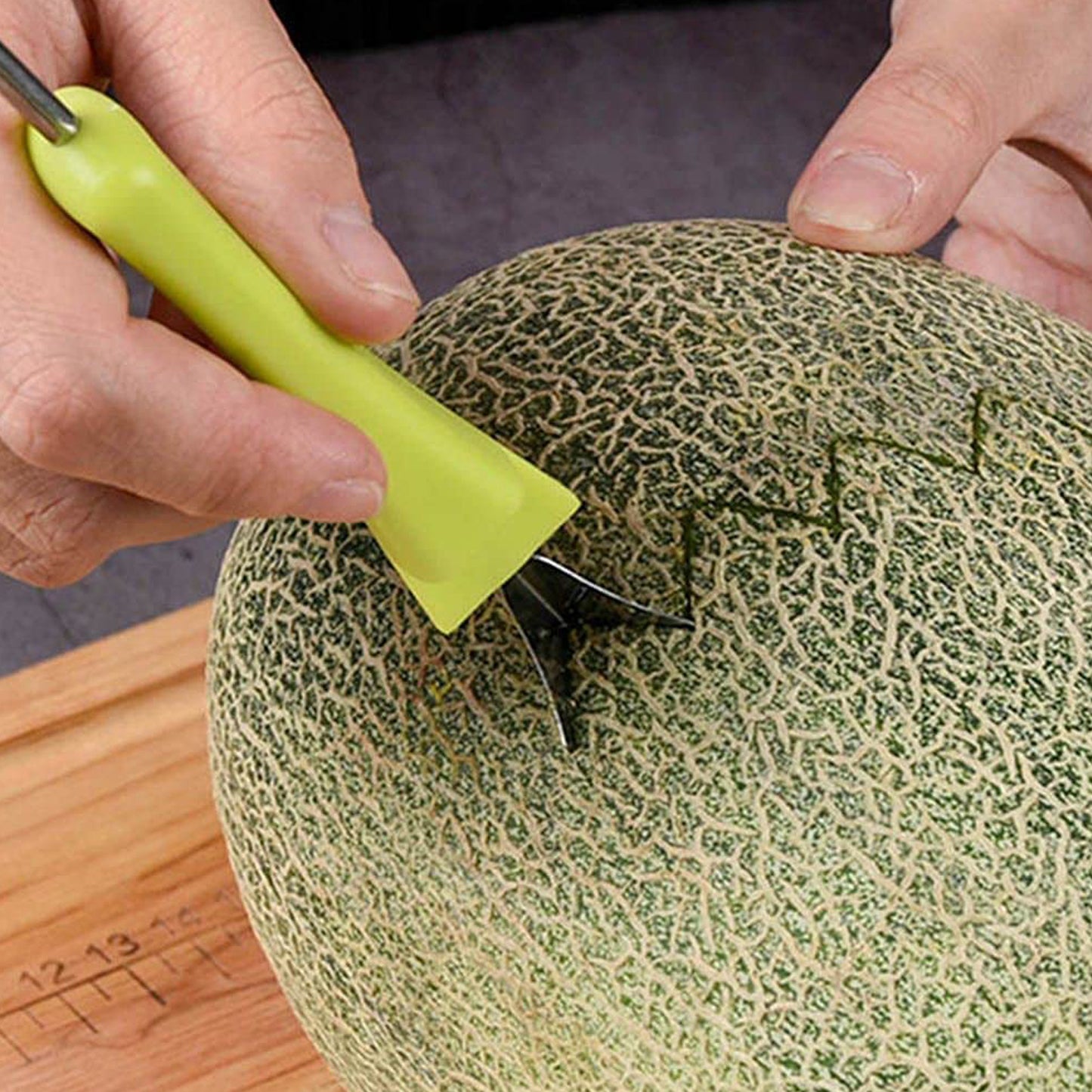 4 In 1 Stainless Steel Melon Baller Seed Remover Sorbet Dessert Ball Spoon Fruit Digging Spoon Double Sided Fruit Scooper Watermelon Baller Scoop - Happy Price - Image 4