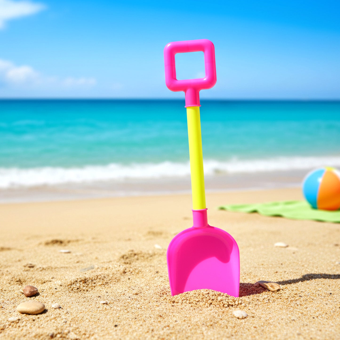 Kids Beach Sand Shovel Toy (1 Pc) - Lightweight Plastic Digging Spade for Outdoor Fun - Happy Price - Image 6