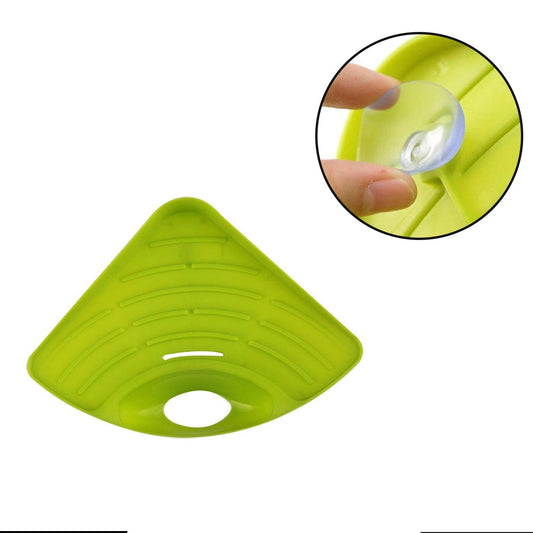 1h Corner Sink Strainer For Draining Kitchen Waste In Sinks And Wash Basins. - Happy Price - Image 1