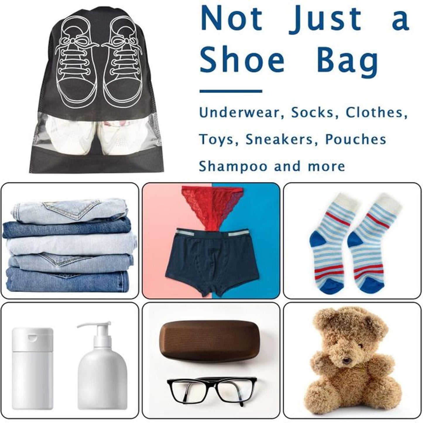 Portable Shoe Storage Bag for Travel (1 Pc) - Happy Price - Image 6