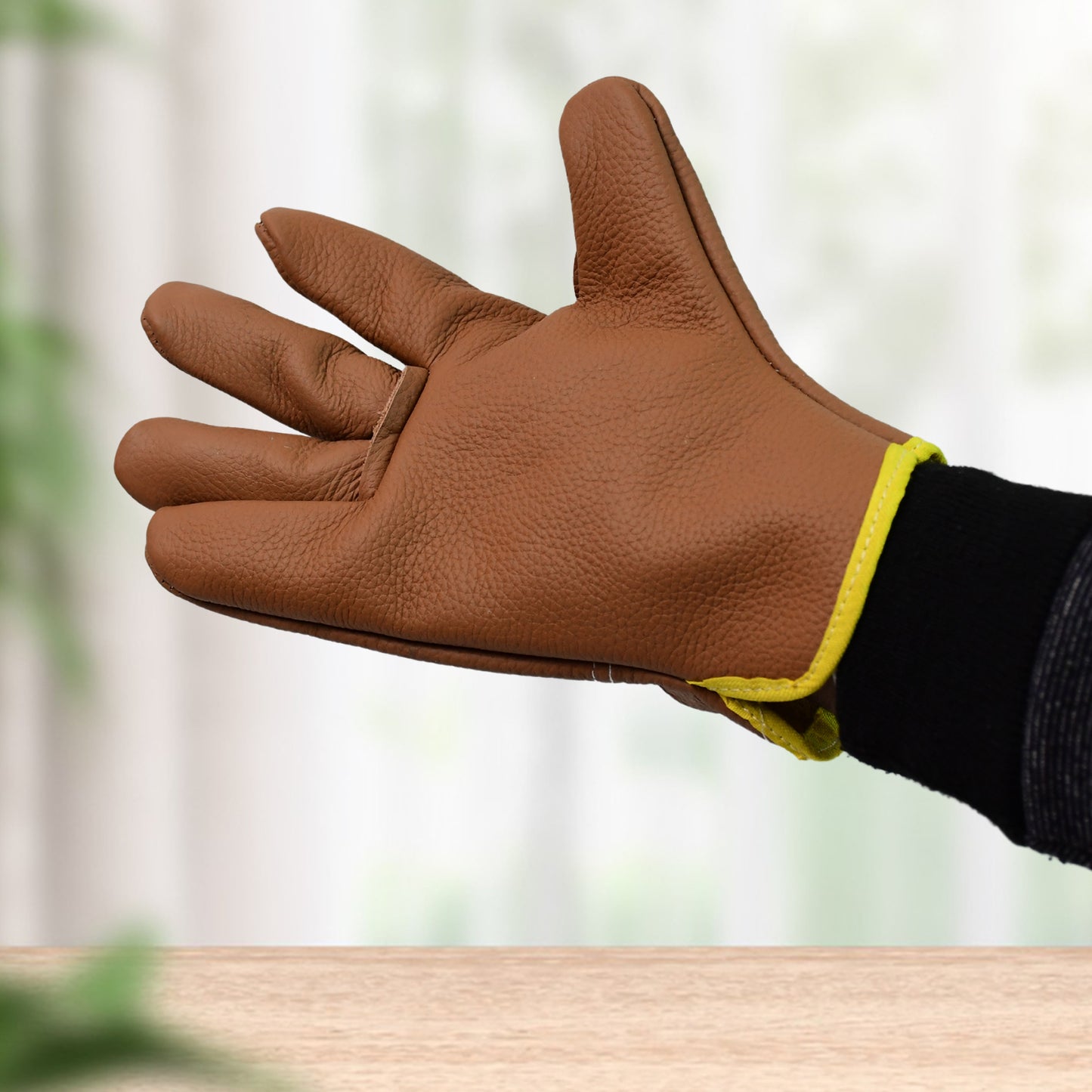 Gloves Gardening Gloves For Men Women Leather Gloves Heavy Duty Gloves (1 Pair) - Happy Price - Image 5