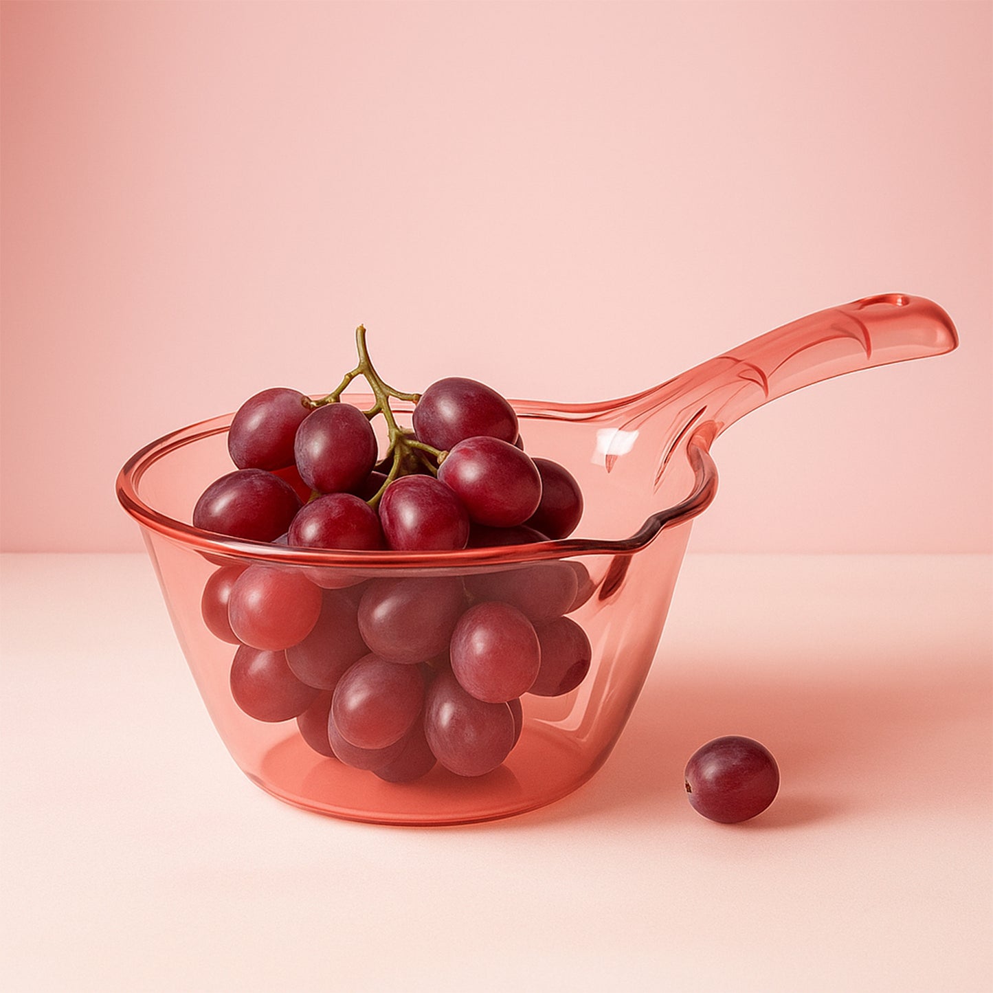 Multipurpose Kitchen Strainer Bowl with Handle and Spout (1100 ML, 1 Pc) - Happy Price - Image 3