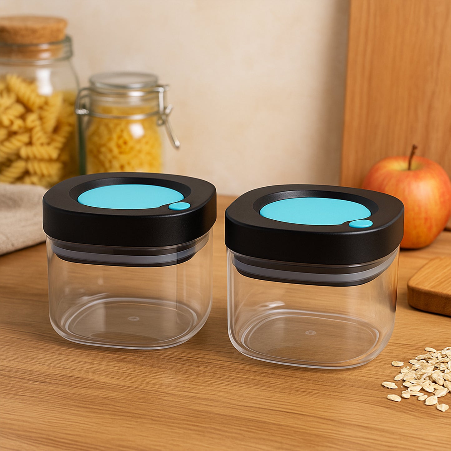 Supermom Airtight Kitchen Storage Containers  (2 Pc Set  500 Ml) - Happy Price - Image 6