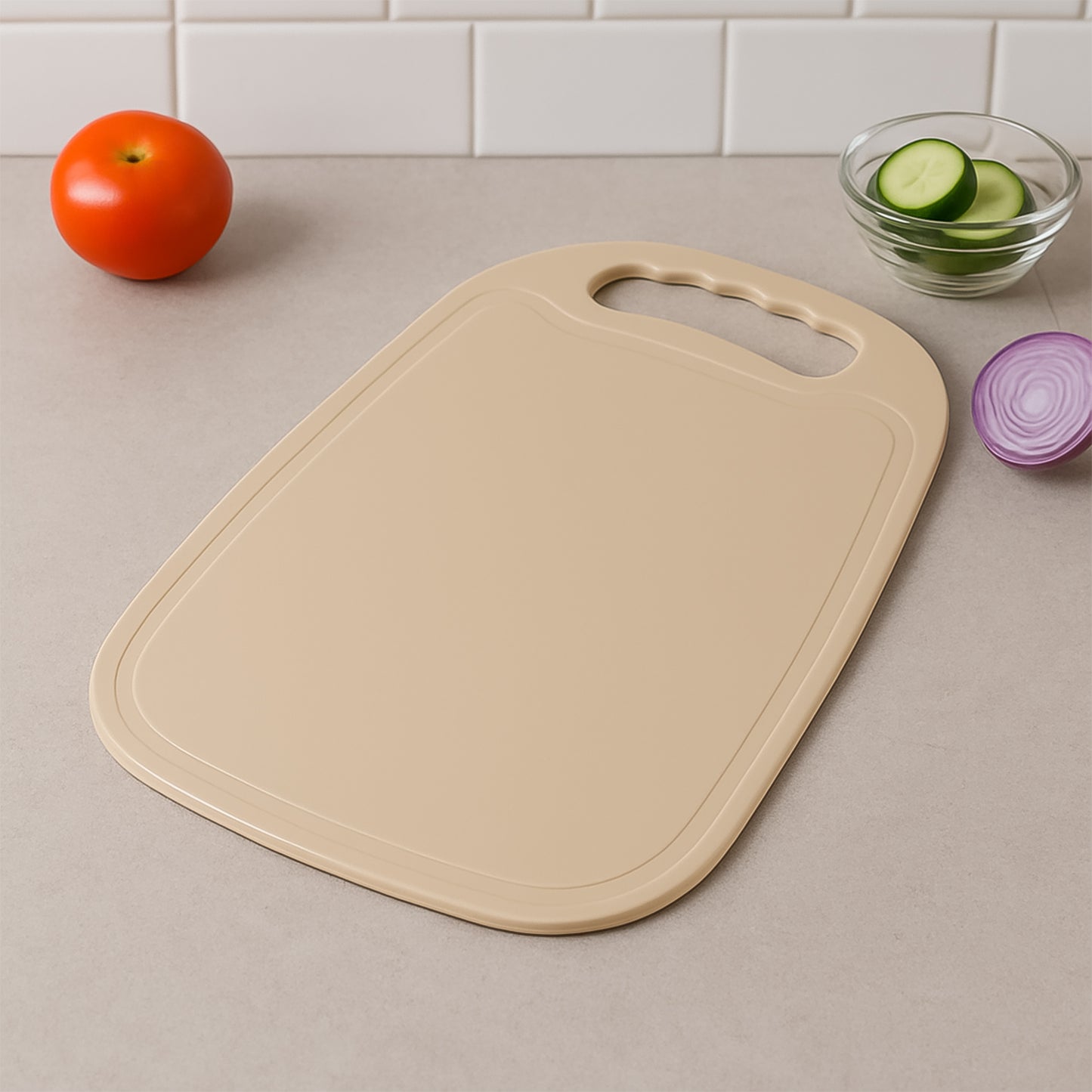 Durable Plastic Chopping Board 34x23 Cm (1 Pc) - Happy Price - Image 6