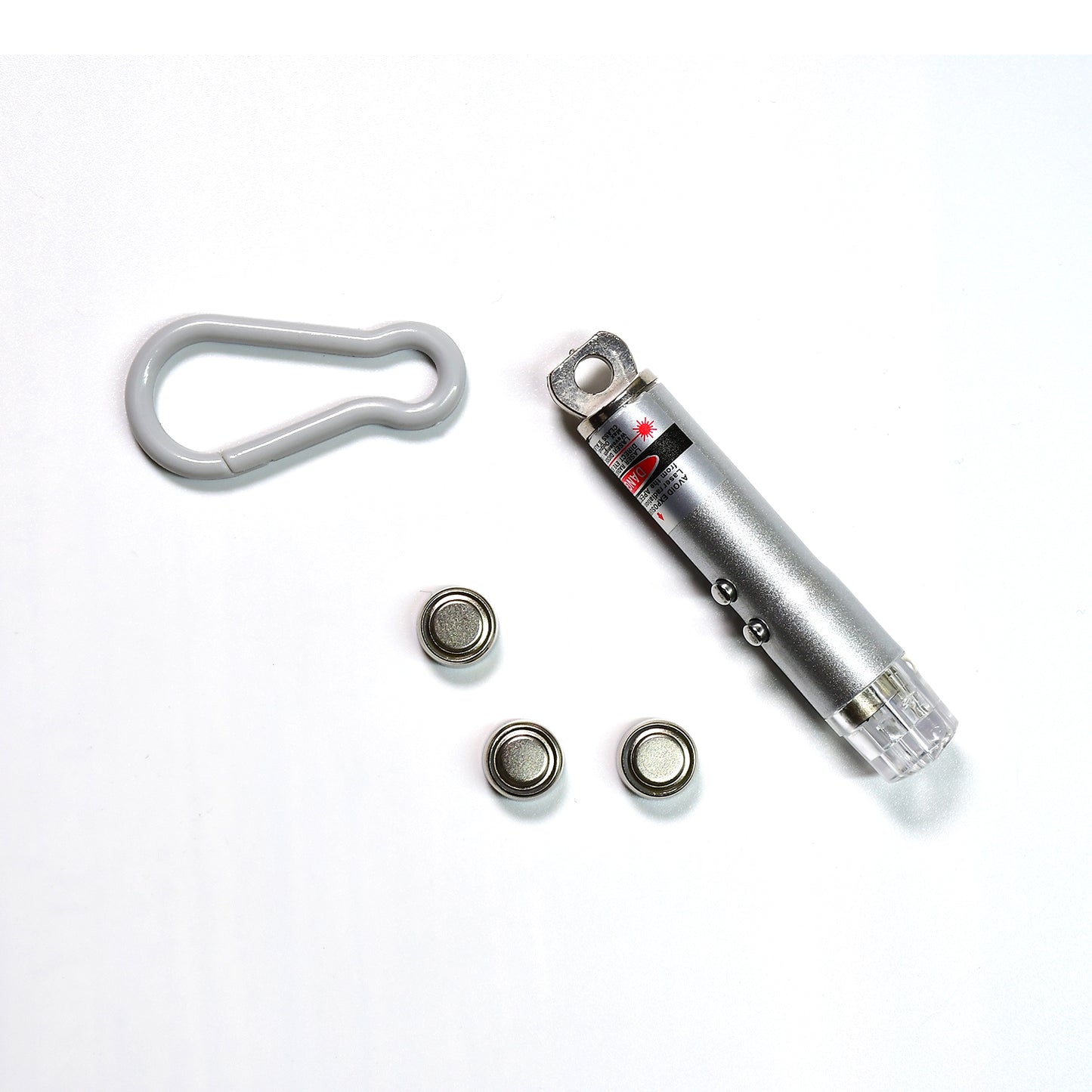 3 In1 Laser Light Led Flashlight + Torch Keychain + Laser Pointer - Happy Price - Image 2