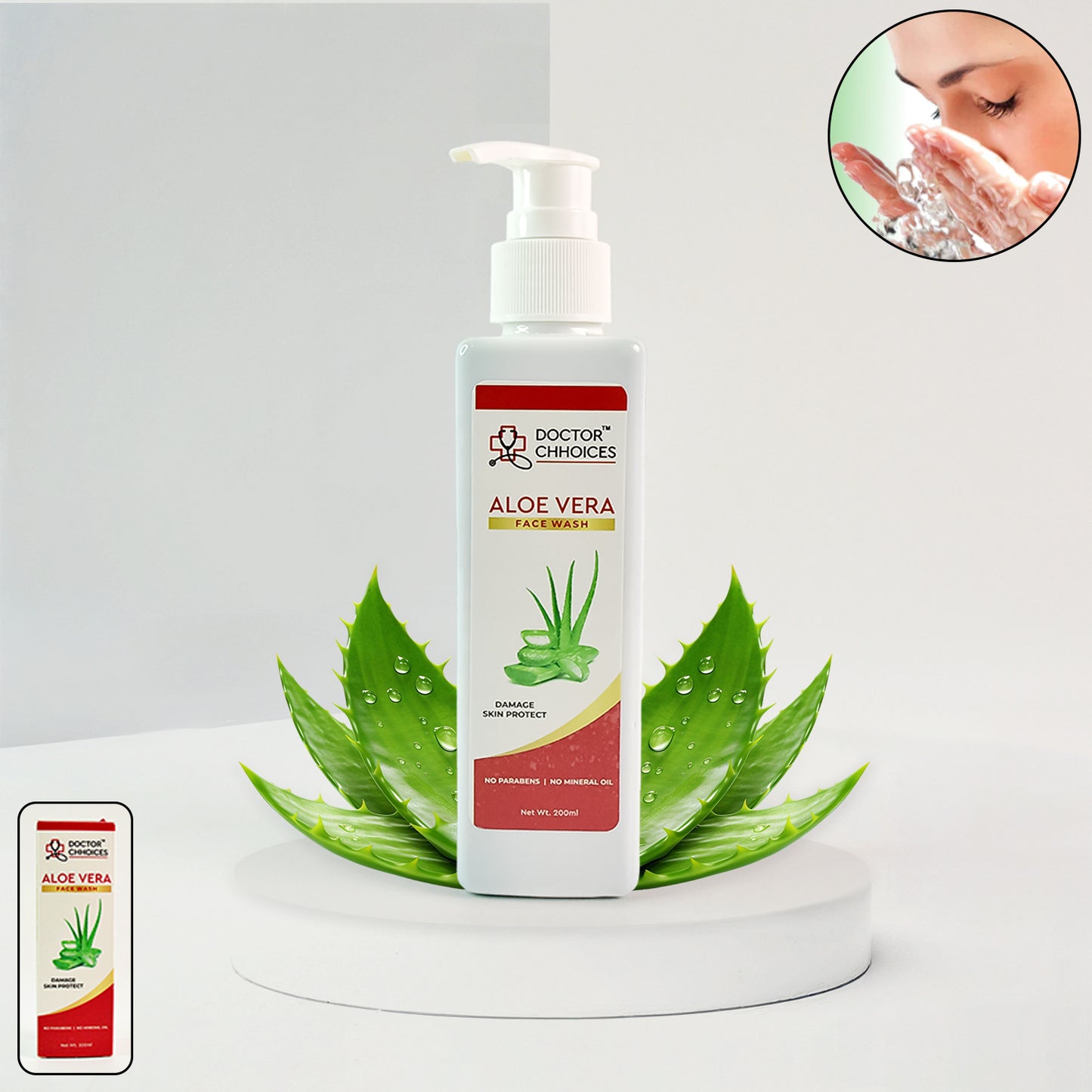 Doctor Chhoices Aloe Vera Face Wash  200ml - Happy Price - Image 2